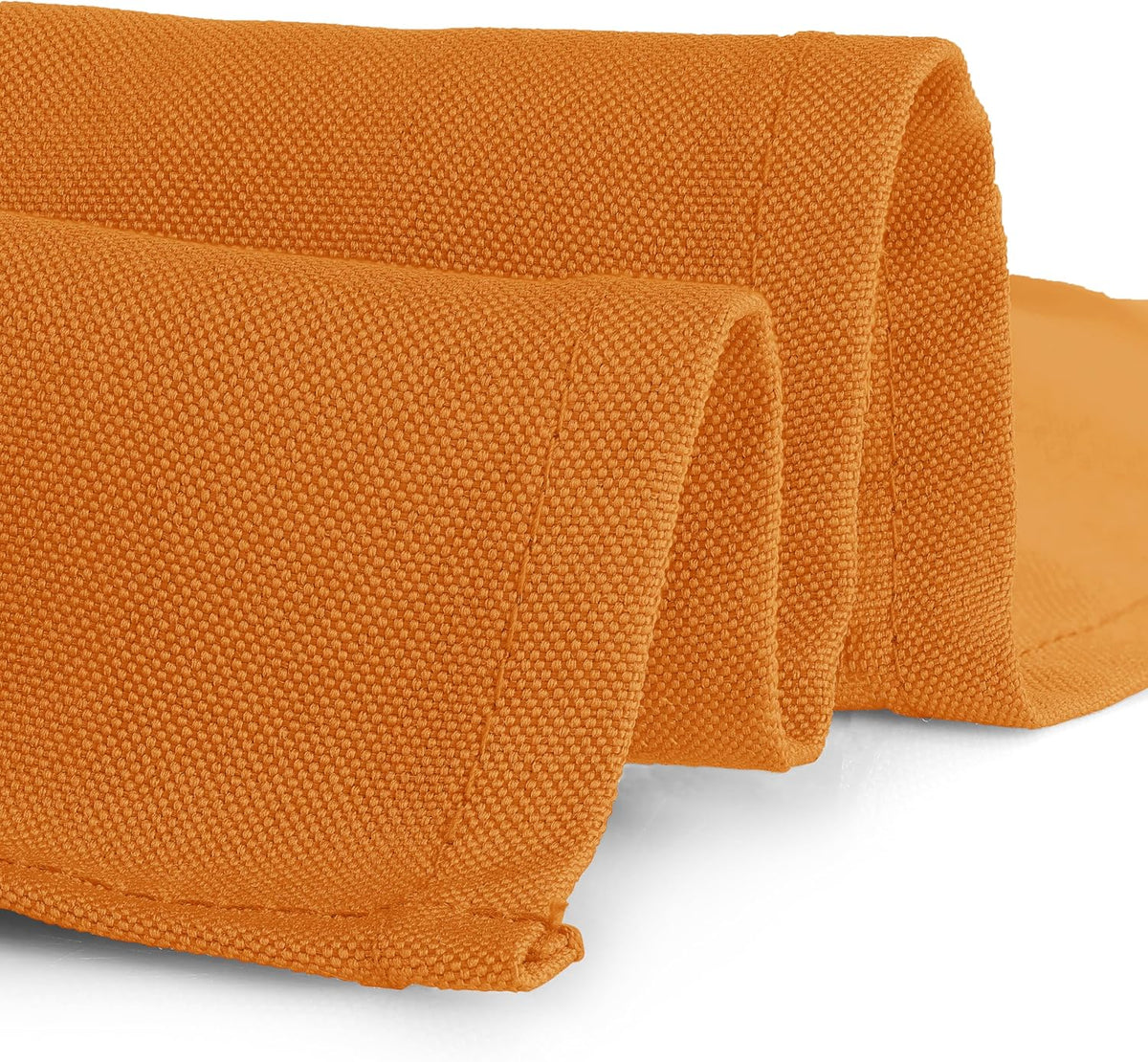 Gee Di Moda Square Tablecloth - 52 x 52 Inch Orange Table Cloth for Small Square or Round Tables