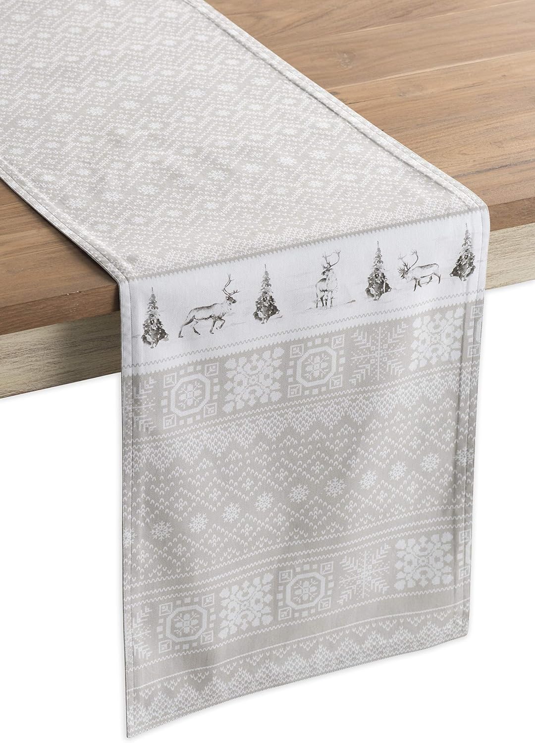 Maison d' Hermine Table Runner 100% Cotton Single Layer Table Runners 90 inches Long Decorative for
