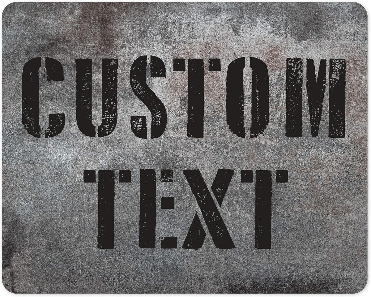 Custom Sign, Custom Street Sign, 11 Font Colors, 13 Font Styles, 4 Hole Options, 22 Sizes, 24x30