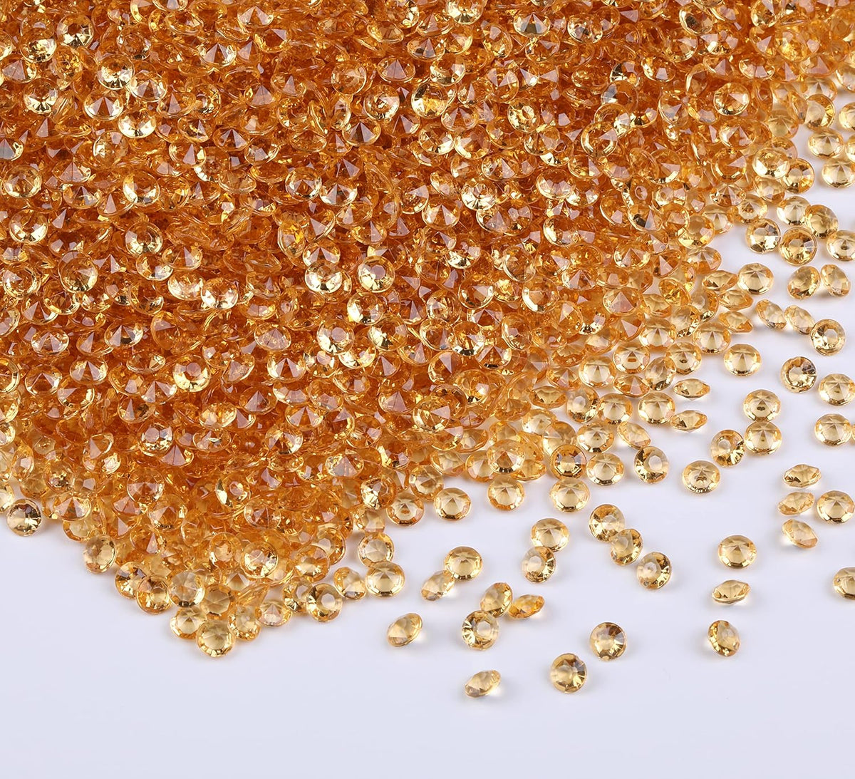 Gintoaira 10000 pcs/Pack Wedding Table Scatter Confetti Crystals Acrylic Diamonds Vase Fillers 4.5