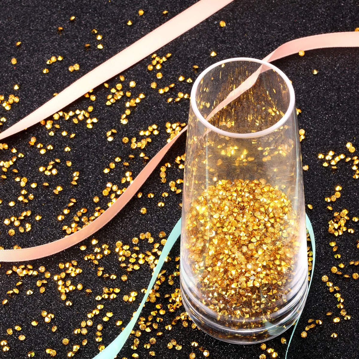 10000 Clear Wedding Table Scatter Confetti Crystals Acrylic Diamonds Rhinestones for Table