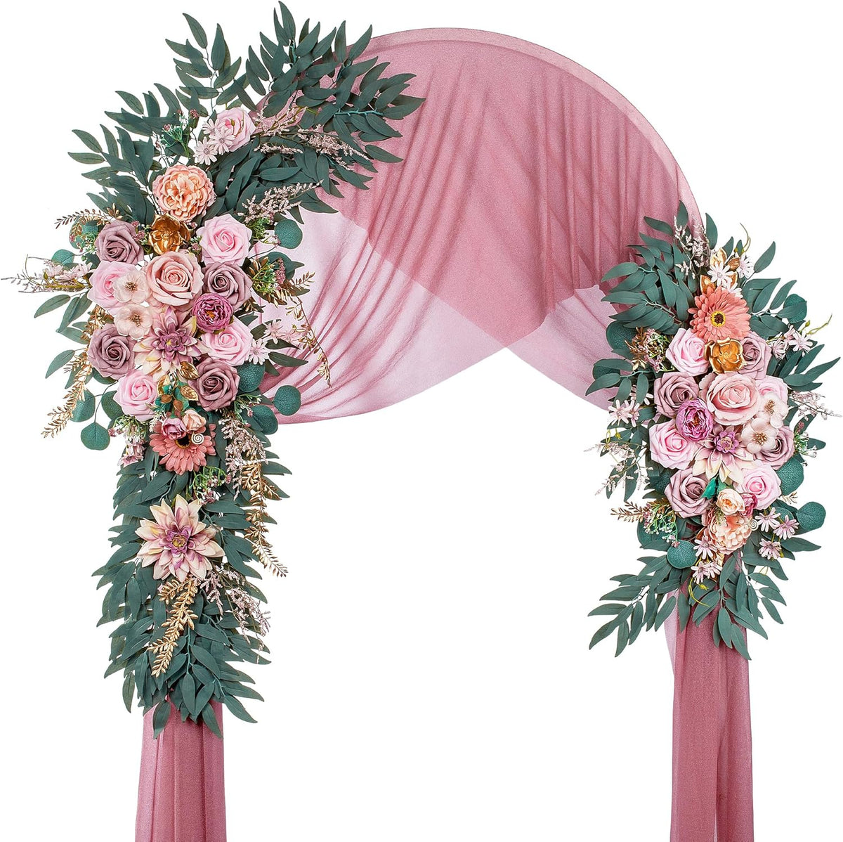 Wedding Arch Flowers, Artificial Flowers for Decoration, Large Flower Swag for Boho Styles Wedding