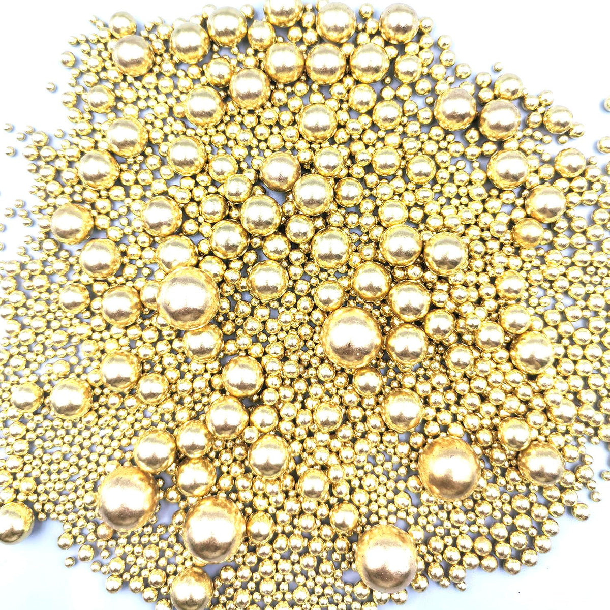 Edible Pearl Sugar Sprinkles Gold Candy Mixing Size Baking Edible Cake Decorations Cupcake Toppers