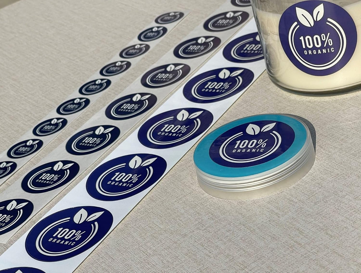 Custom Stickers Label Rolls, Build Your Own Stickers/Labels Any Design Premium Gloss BOPP Custom