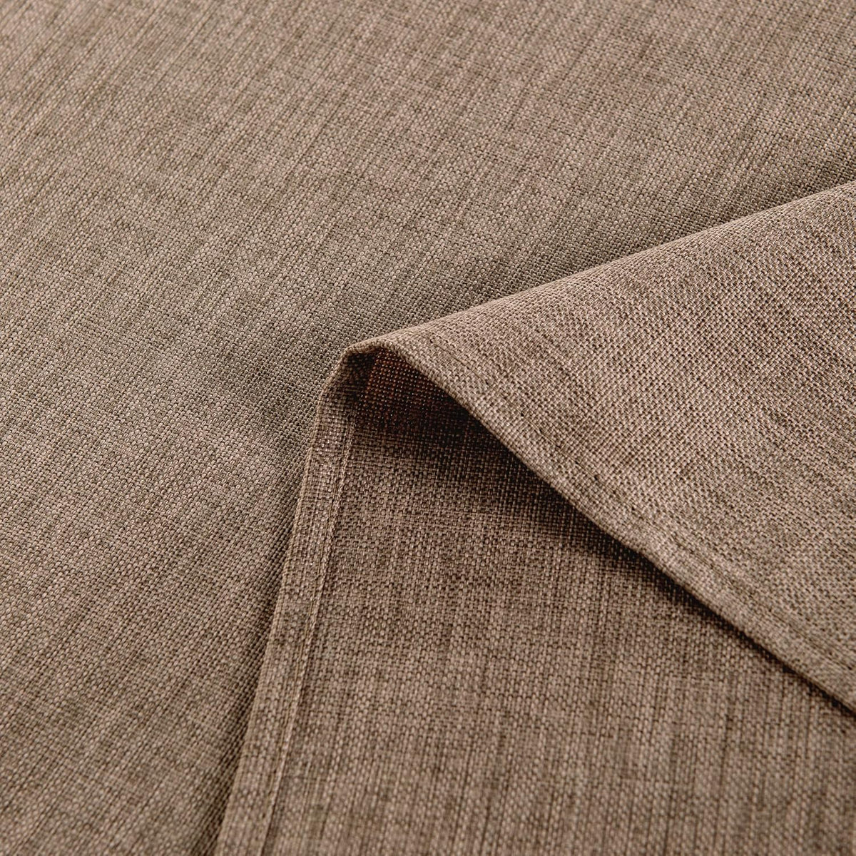 Hiasan Faux Linen Rectangle Tablecloth - Wrinkle and Stain Resistant Washable Table Cloth for