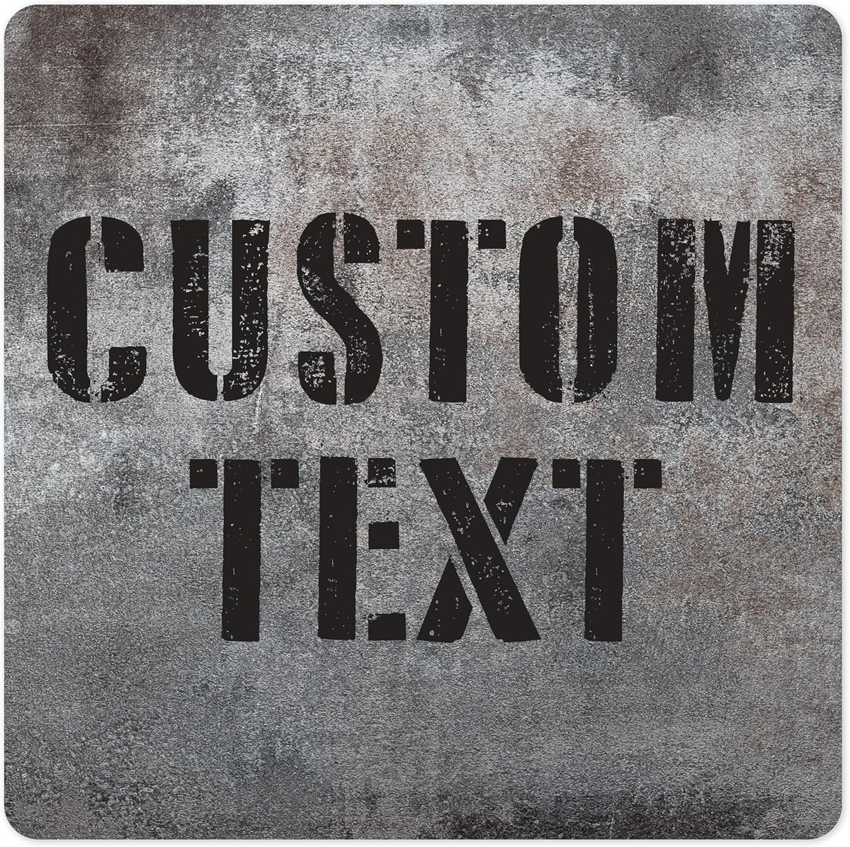 Custom Sign, Custom Street Sign, 11 Font Colors, 13 Font Styles, 4 Hole Options, 22 Sizes, 18x18