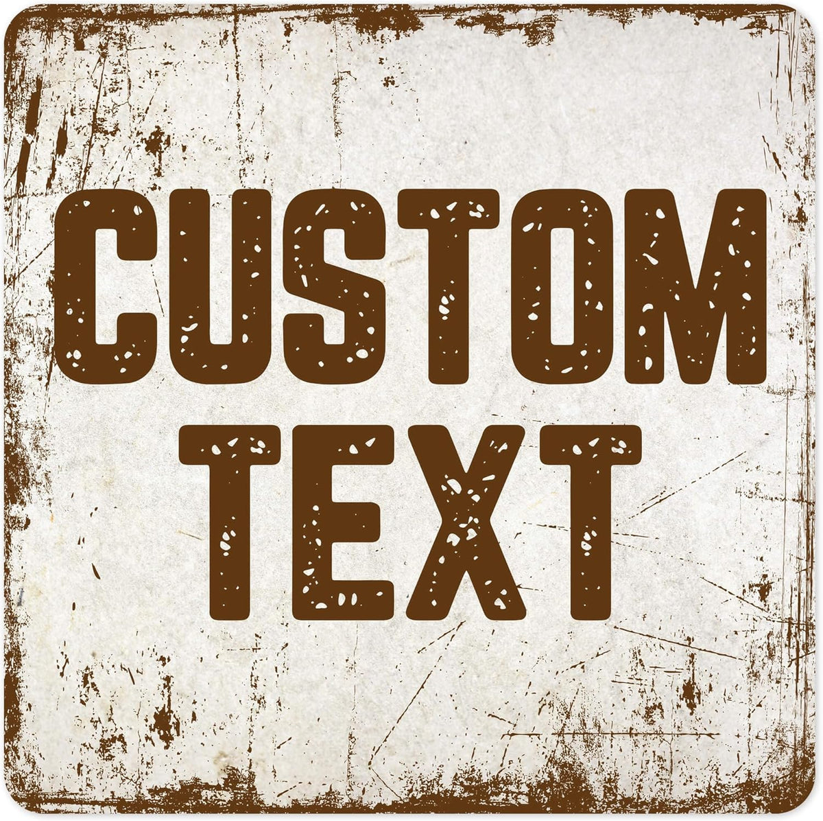 Custom Sign, Custom Street Sign, 11 Font Colors, 13 Font Styles, 4 Hole Options, 22 Sizes, 30x30