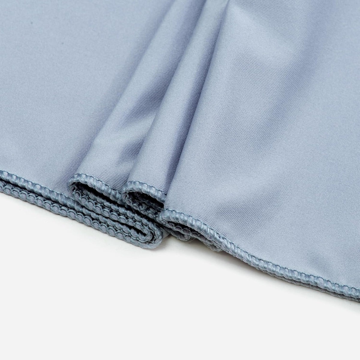 VDS Pack of 200 PCS | Dusty Blue | Spandex Chair Sashes Bows Without Buckle | Stretch Elastic