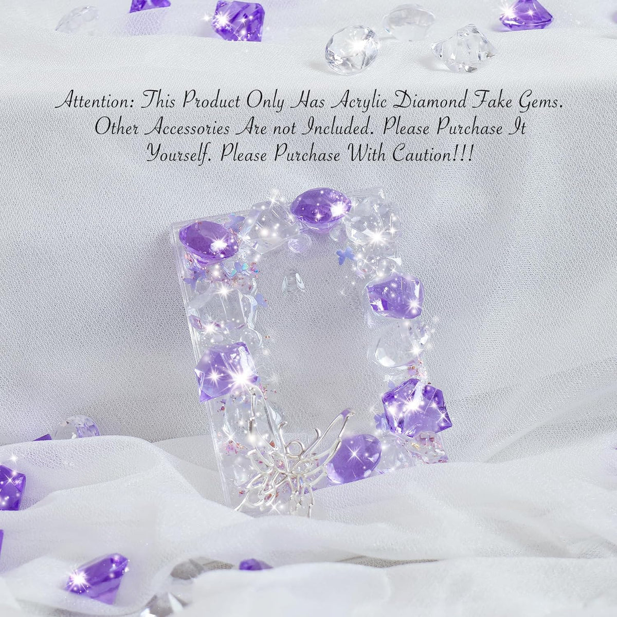 Acrylic Crushed Ice Rocks, Babenest 150 PCS Fake Crystals Plastic Ice Cubes Diamonds Gems for Vase