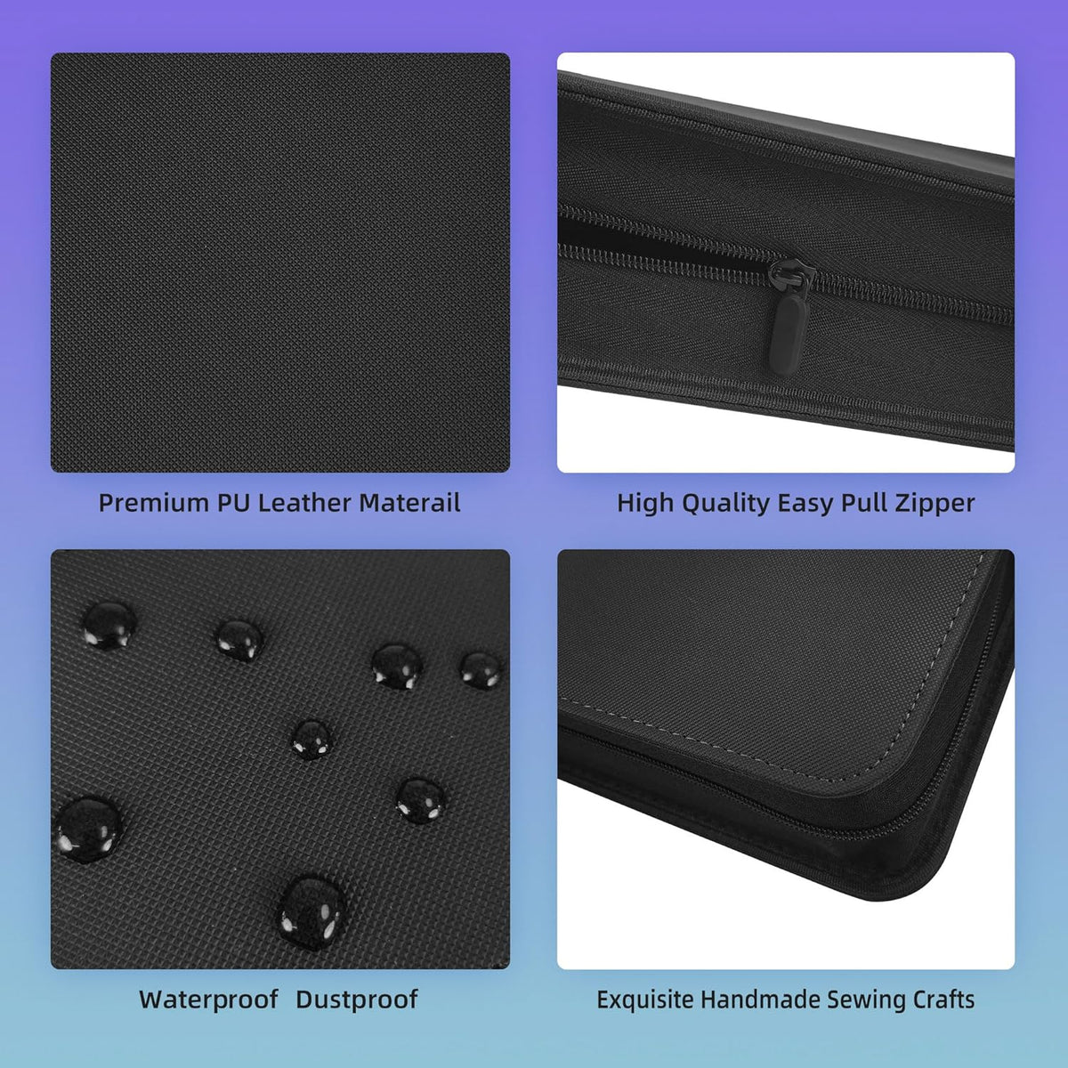 9 Pockets Premium Card Binder 360 Cards Trading Card Binders Zip Card Storage Display Album(9