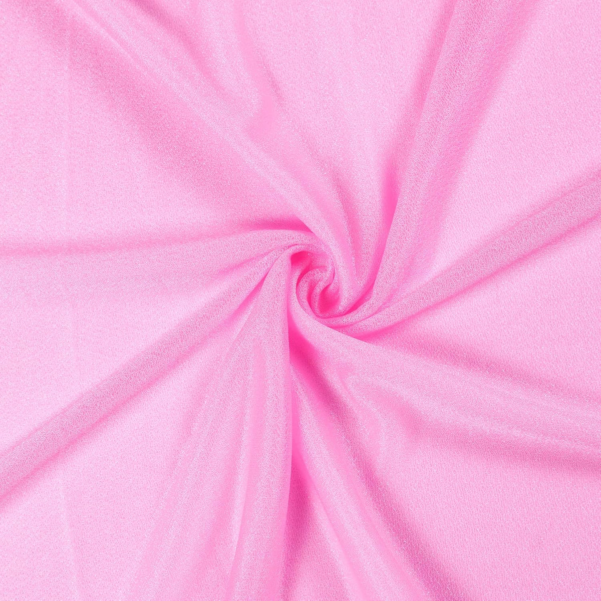 VDS Pack of 2 Panel (30 Inch X 30 Feet) Wedding Arch Draping Fabric Sheer Chiffon Fabric Drapery