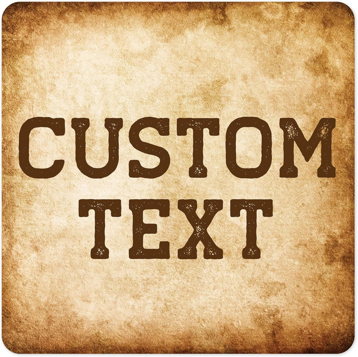Custom Sign, Custom Street Sign, 11 Font Colors, 13 Font Styles, 4 Hole Options, 22 Sizes, 24x24