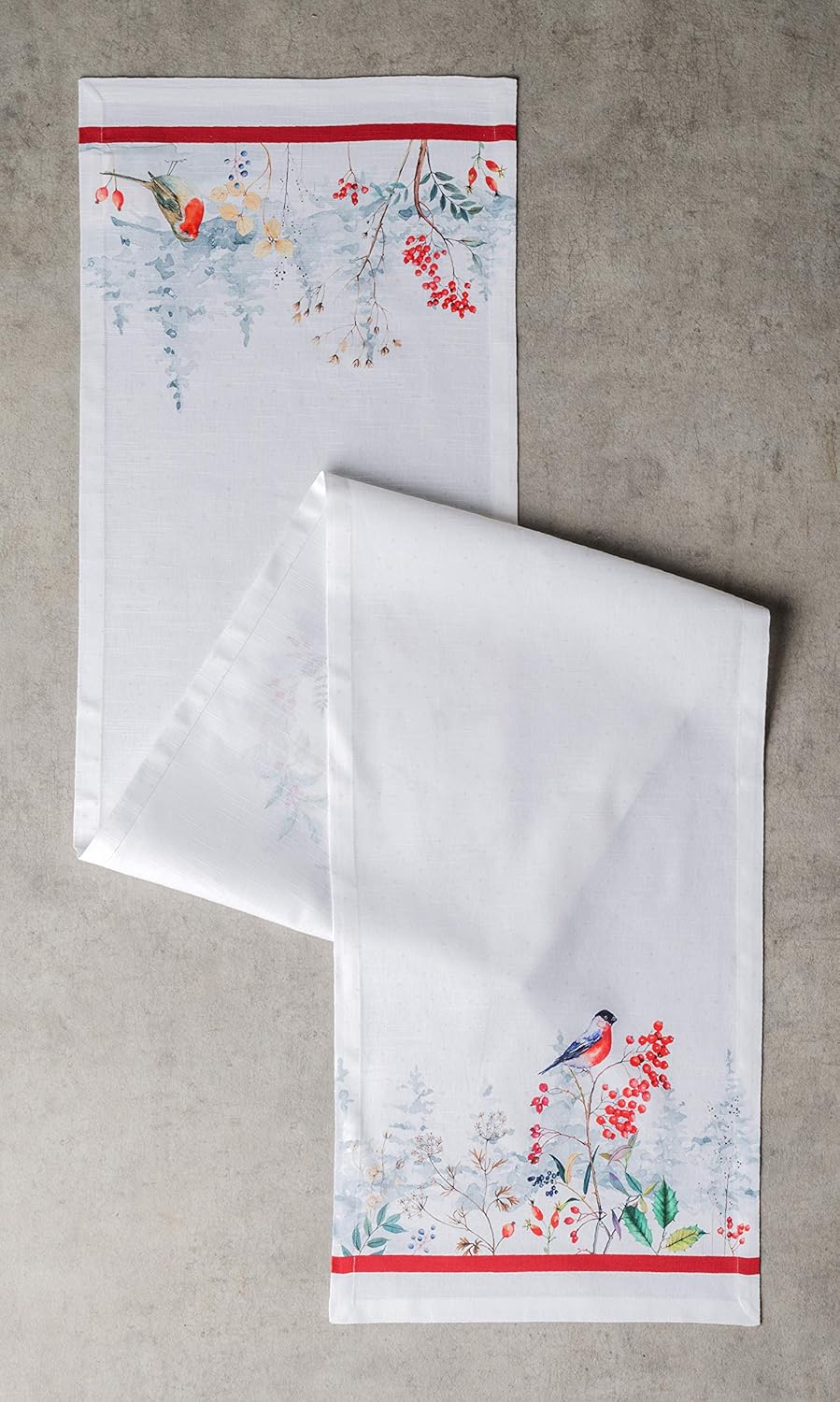 Maison d' Hermine Table Runner 100% Cotton Single Layer Table Runners 36 inches Long Decorative for