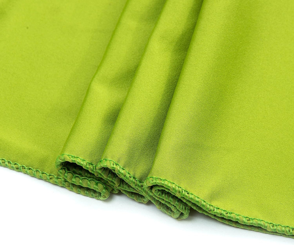 MDS Pack of 150 Spandex Chair Sashes Bows Elastic Stretch Dining Chair Bands Ties Without Slider