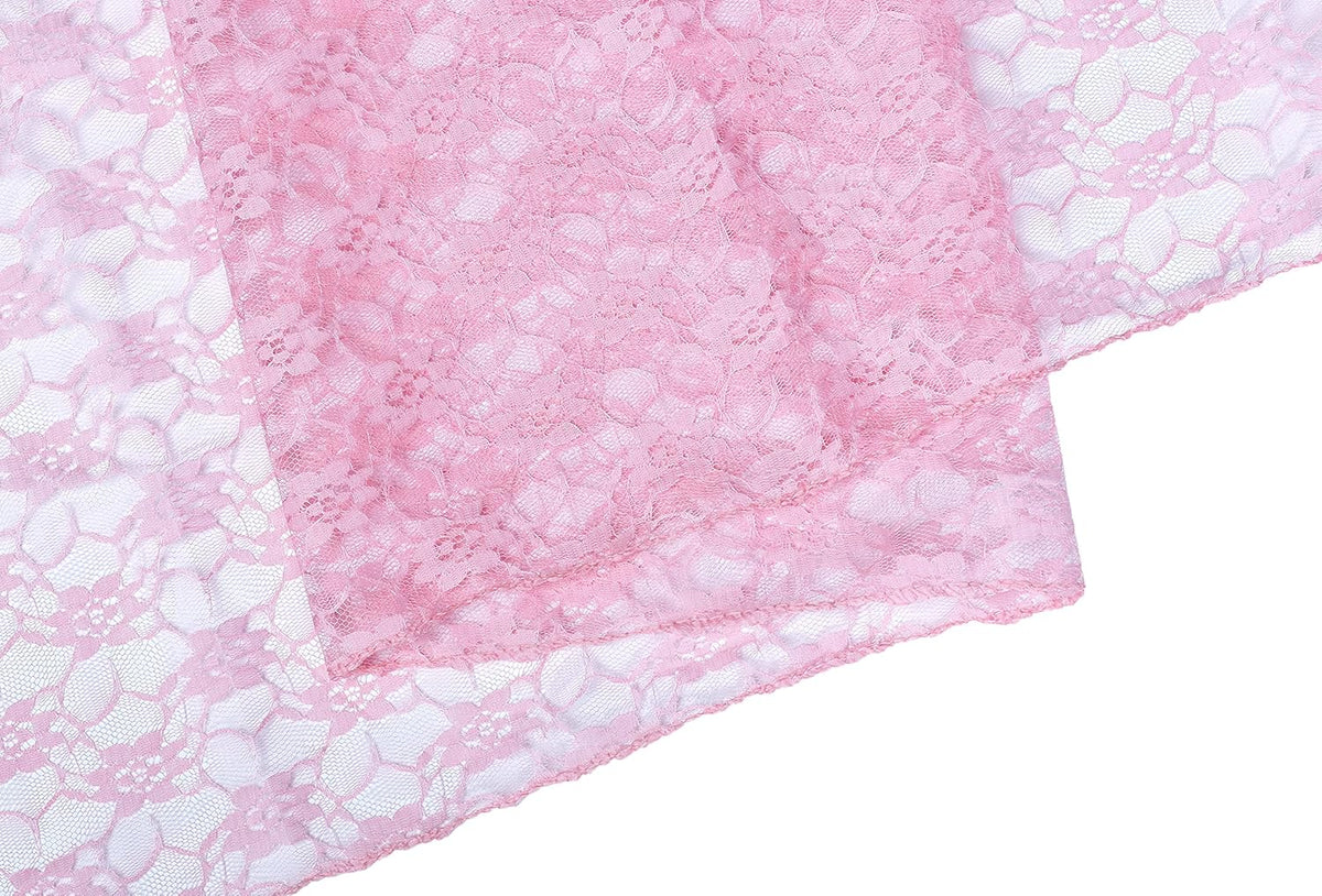 MDS Pack of 12 Wedding 12 x 108 inches Satin Table Runner for Wedding, Decorations for Birthday