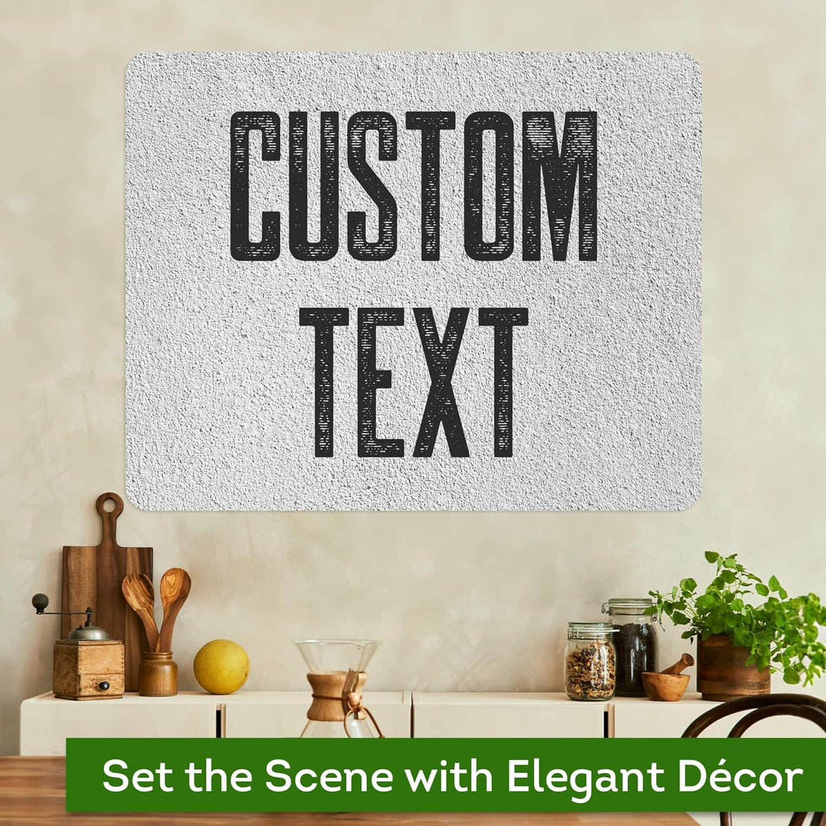 Custom Sign, Custom Street Sign, 11 Font Colors, 13 Font Styles, 4 Hole Options, 22 Sizes, 24x30