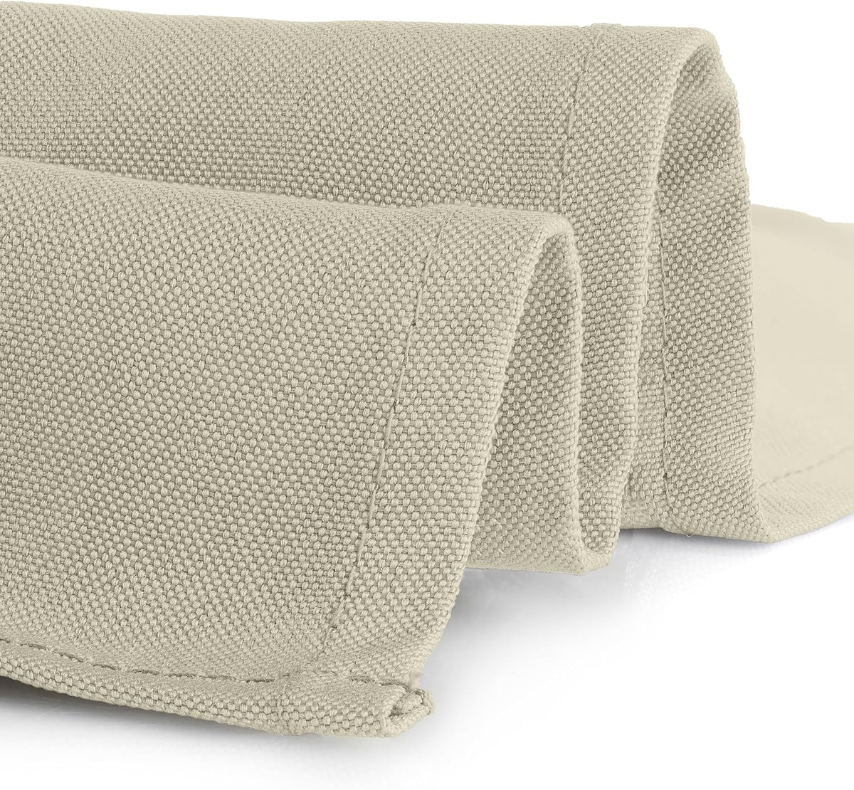 Gee Di Moda Ivory Rectangle Tablecloth - 90 x 132 Inch, Polyester, Wrinkle & Stain Resistant