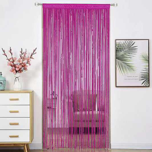 Beaded Doorway Curtain Door Beads Dense String Curtains Fringe Hippie Perfect for Wall Hanging