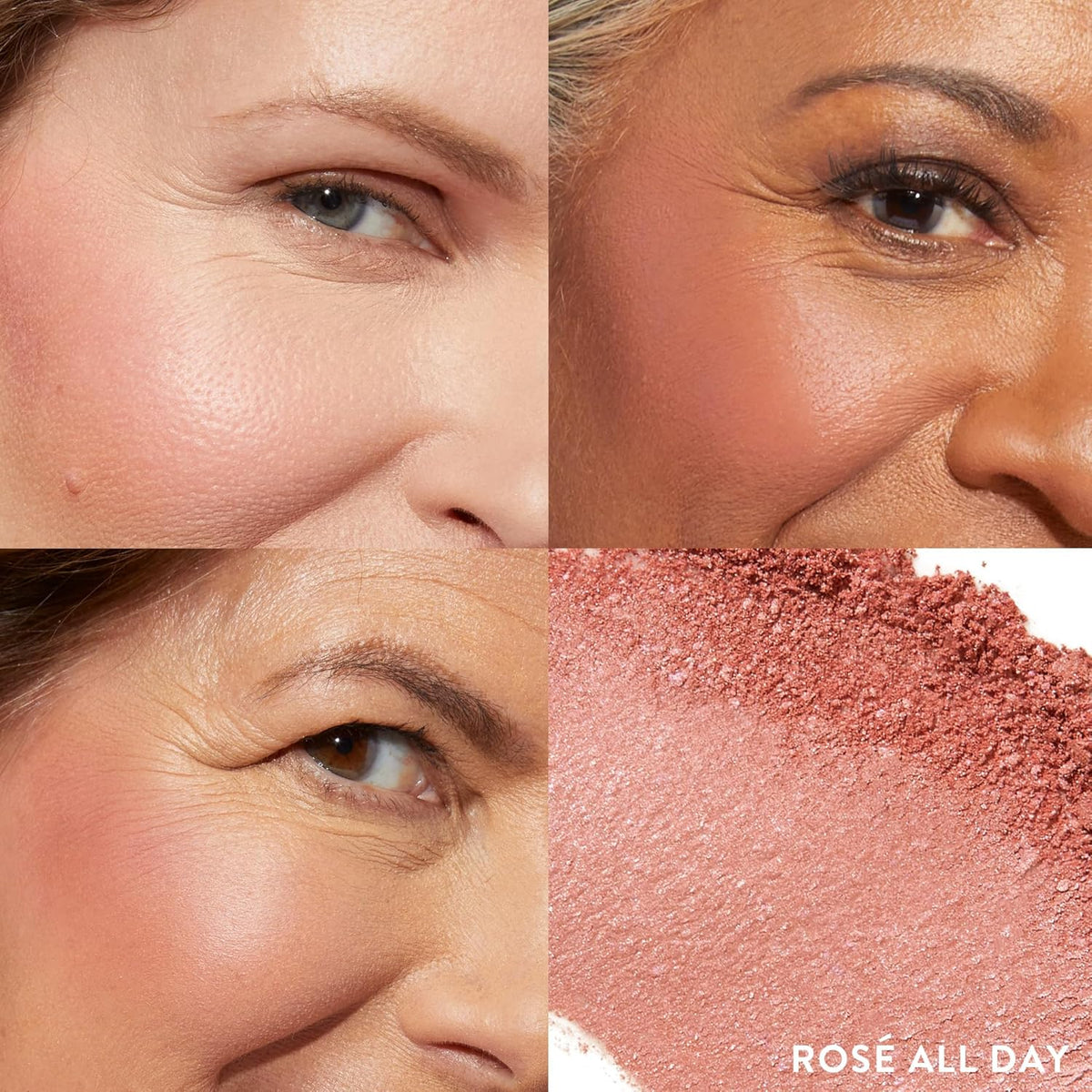 LAURA GELLER NEW YORK Baked Blush-n-Brighten Marbleized Blush for Cheeks - Rosé All Day - Natural