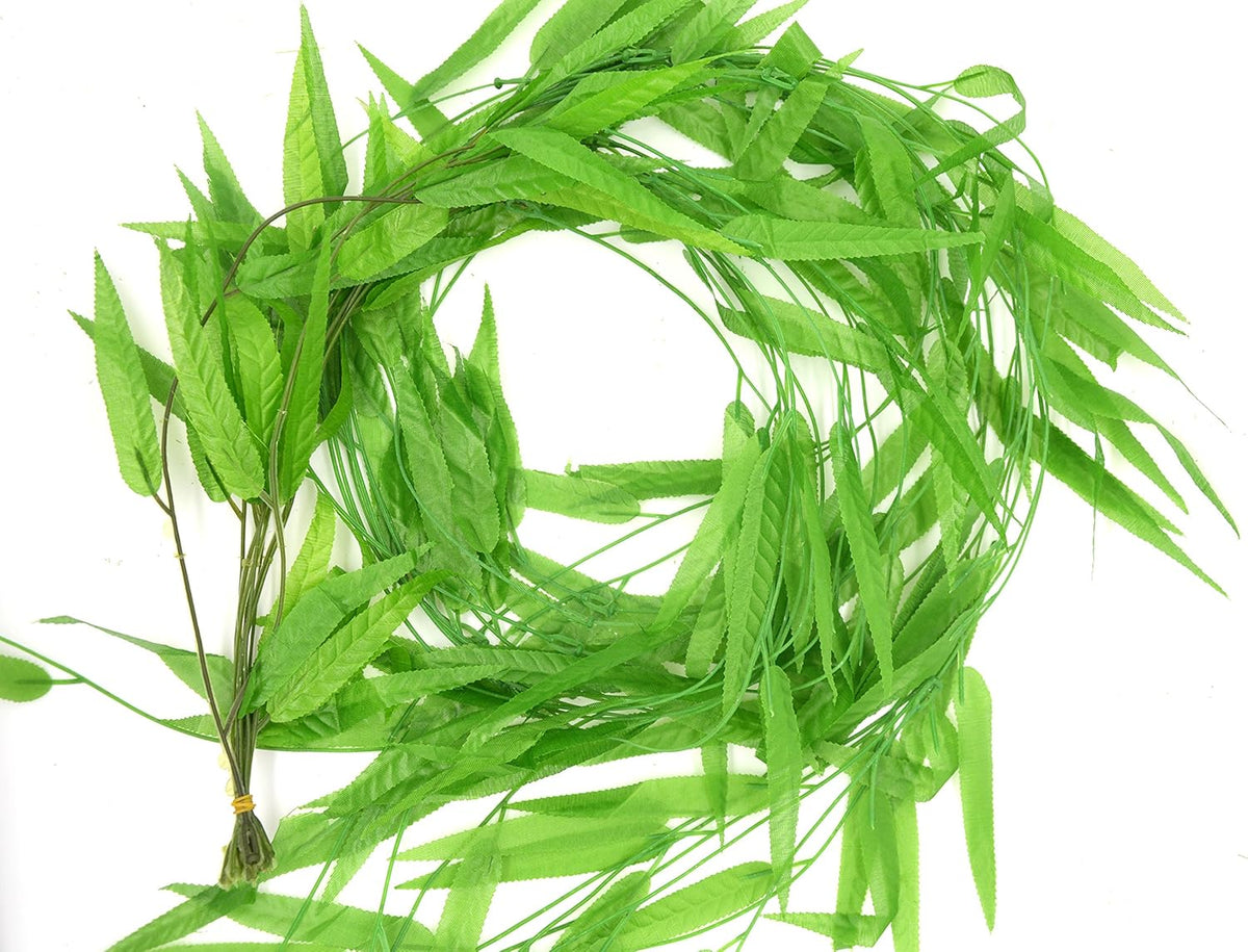 Bird Fiy 50 PCS 376 Feet Artificial Flower Greenery Wicker Rattan Vine Fake Foliage Leaf Flowers