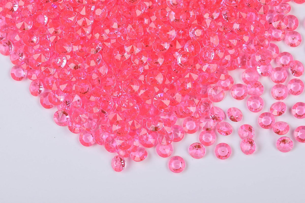 1000pcs/ Pack Wedding Table Acrylic Diamond Scatter Crystals Confetti Acrylic Gems Vase Fillers