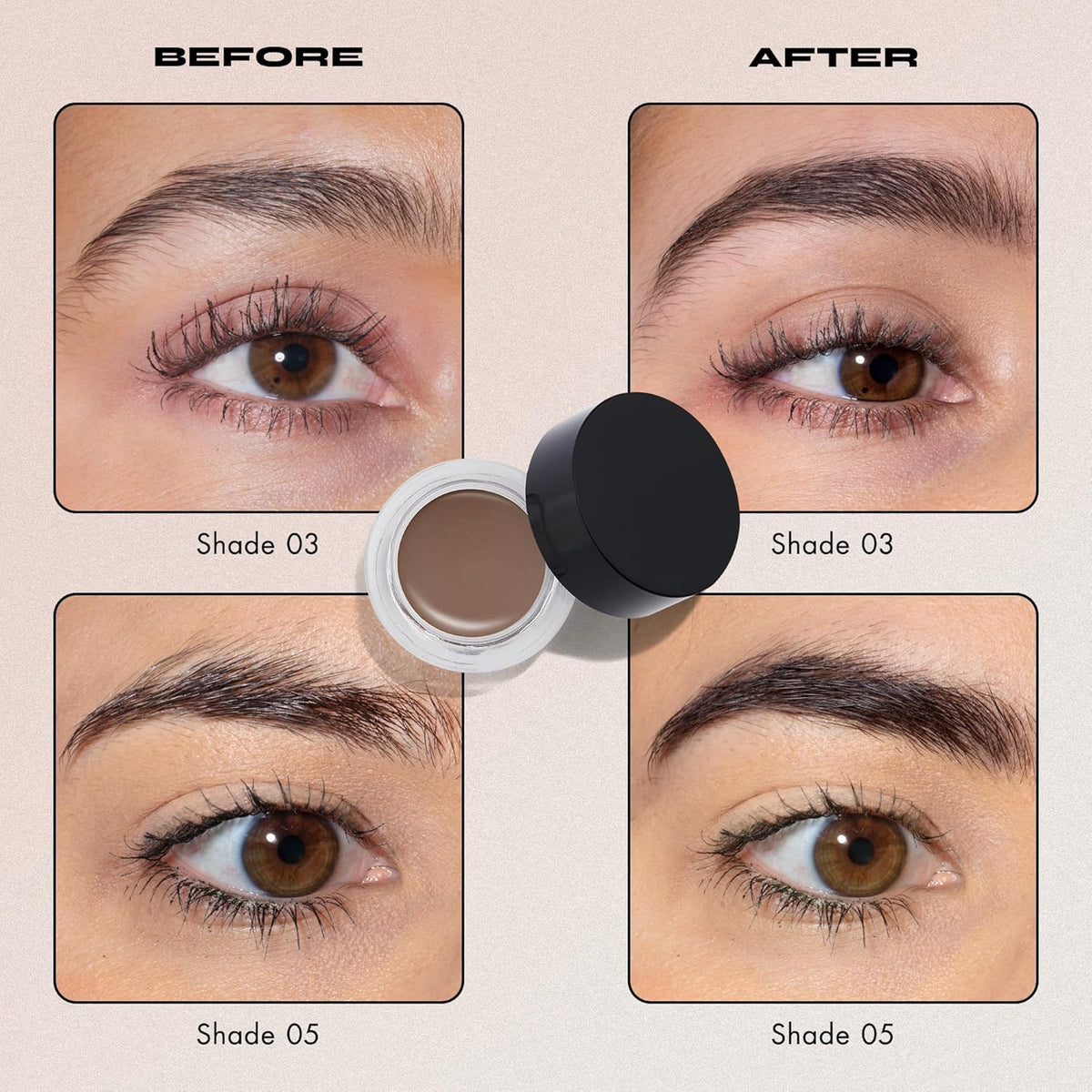Milani Stay Put Brow Color - Brunette (0.09 Ounce) Vegan, Cruelty-Free Eyebrow Color that Fills and