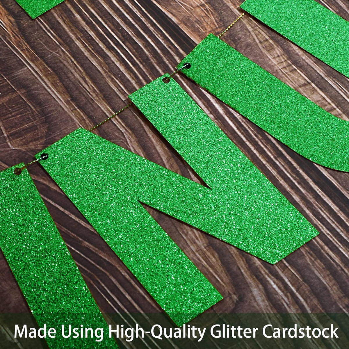 TaoBary 112 Pcs DIY Letter Custom Banner Glitter Customizable Banner Kit Including 107 Letters and
