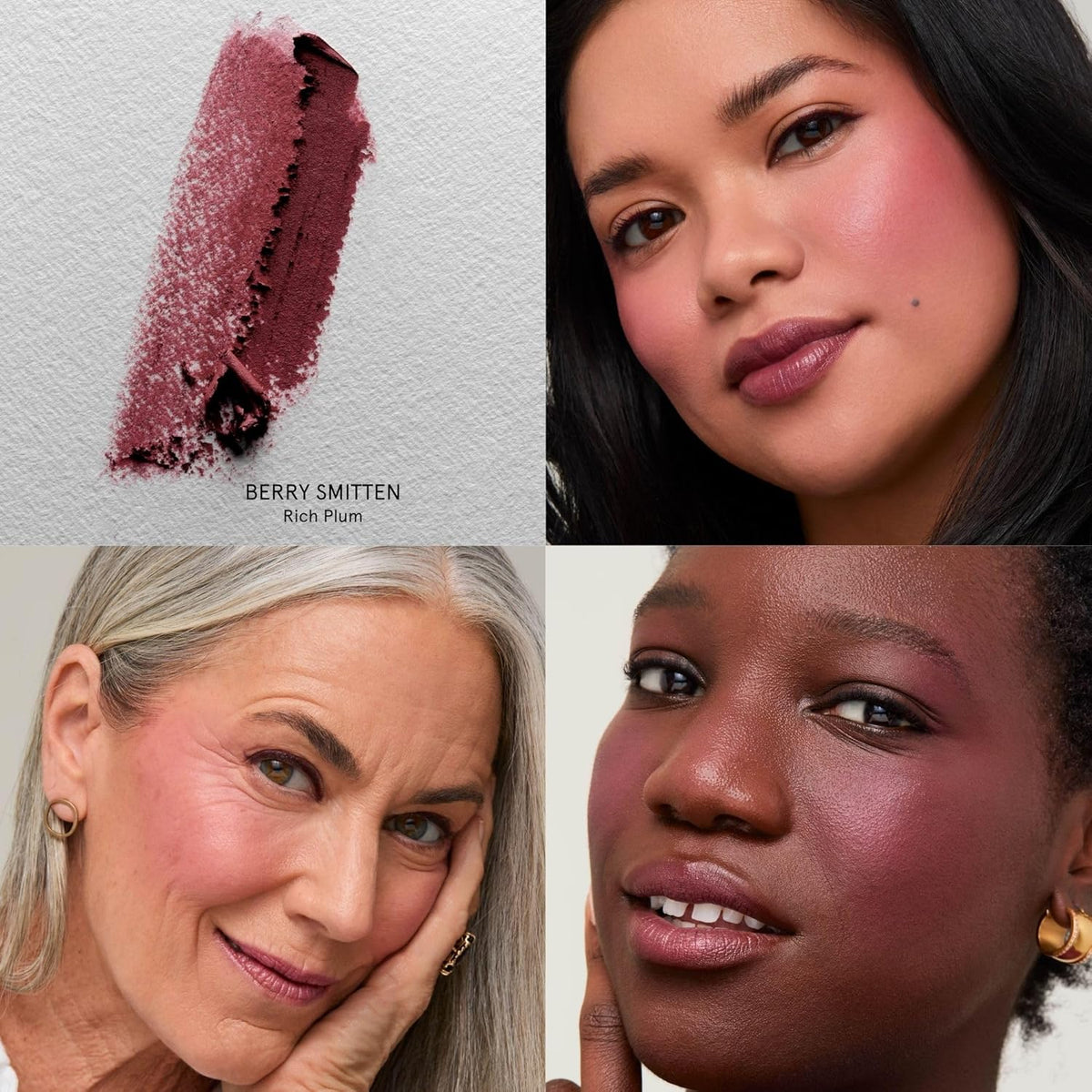 SOSHE Beauty - Blurring Pillow Blush | Featherlight, Cushiony, Cream to Powder Formula | Squalane