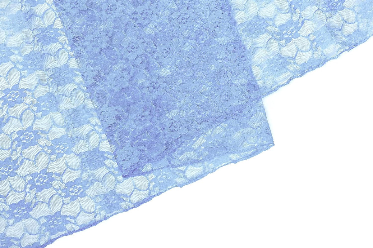 MDS Pack of 10 Wedding 12 x 108 inches Lace Table Runner for Wedding, Decorations for Birthday