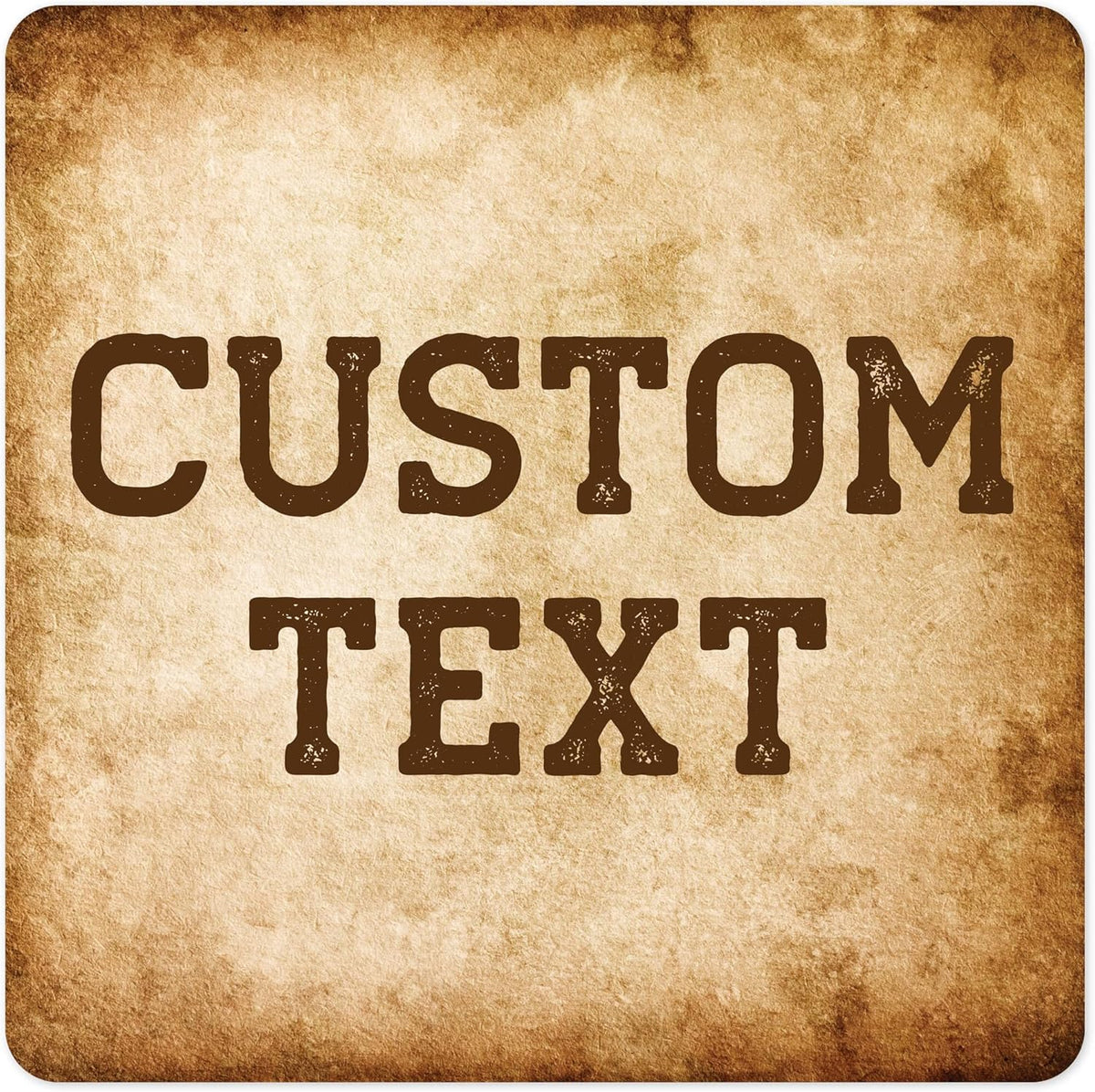 Custom Sign, Custom Street Sign, 11 Font Colors, 13 Font Styles, 4 Hole Options, 22 Sizes, 30x30