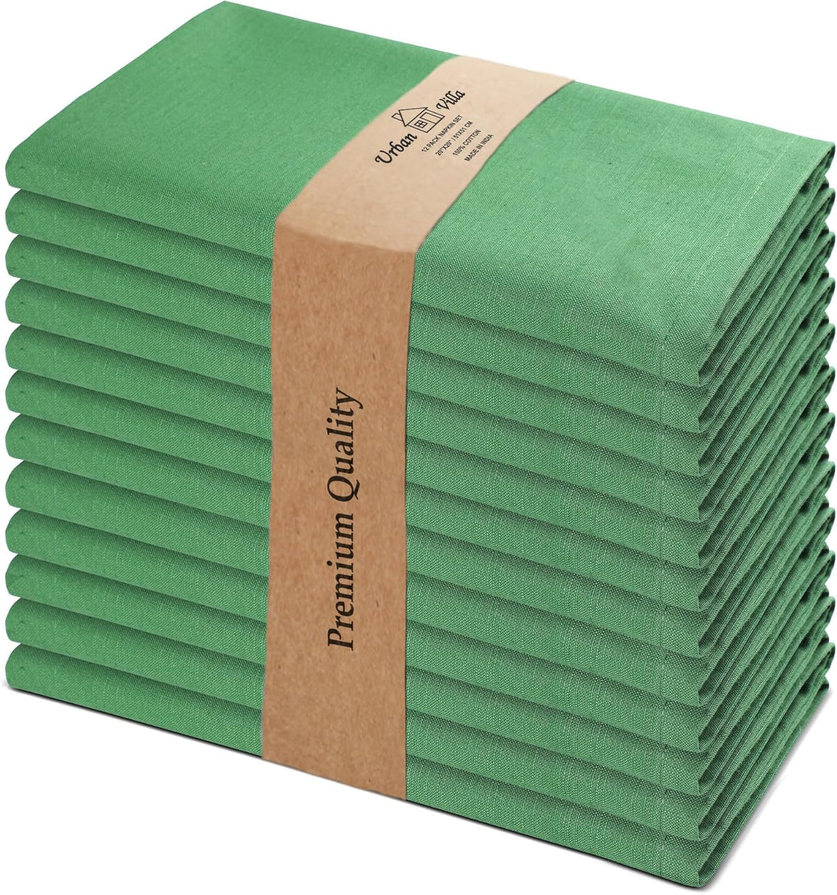 Urban Villa Easter Cloth Napkins 100% Cotton Slub Absorbent Dinner Napkins (Set of 12) Oversized