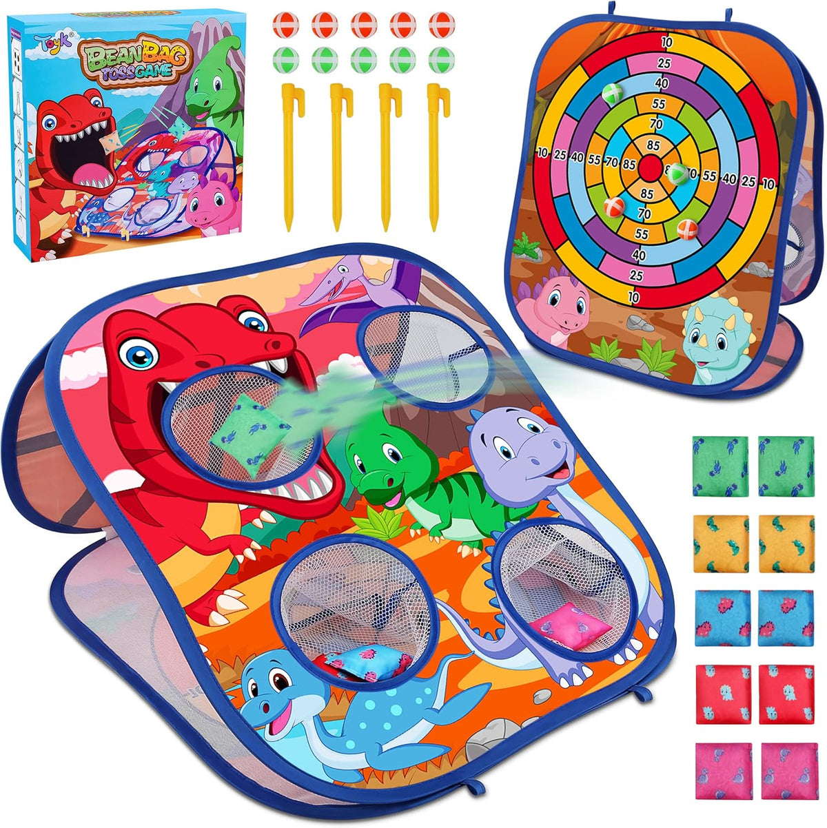 Animal Bean Bag Toss Game Toy Outdoor Toss Game, Family Party Party Supplies for Kids, Gift for