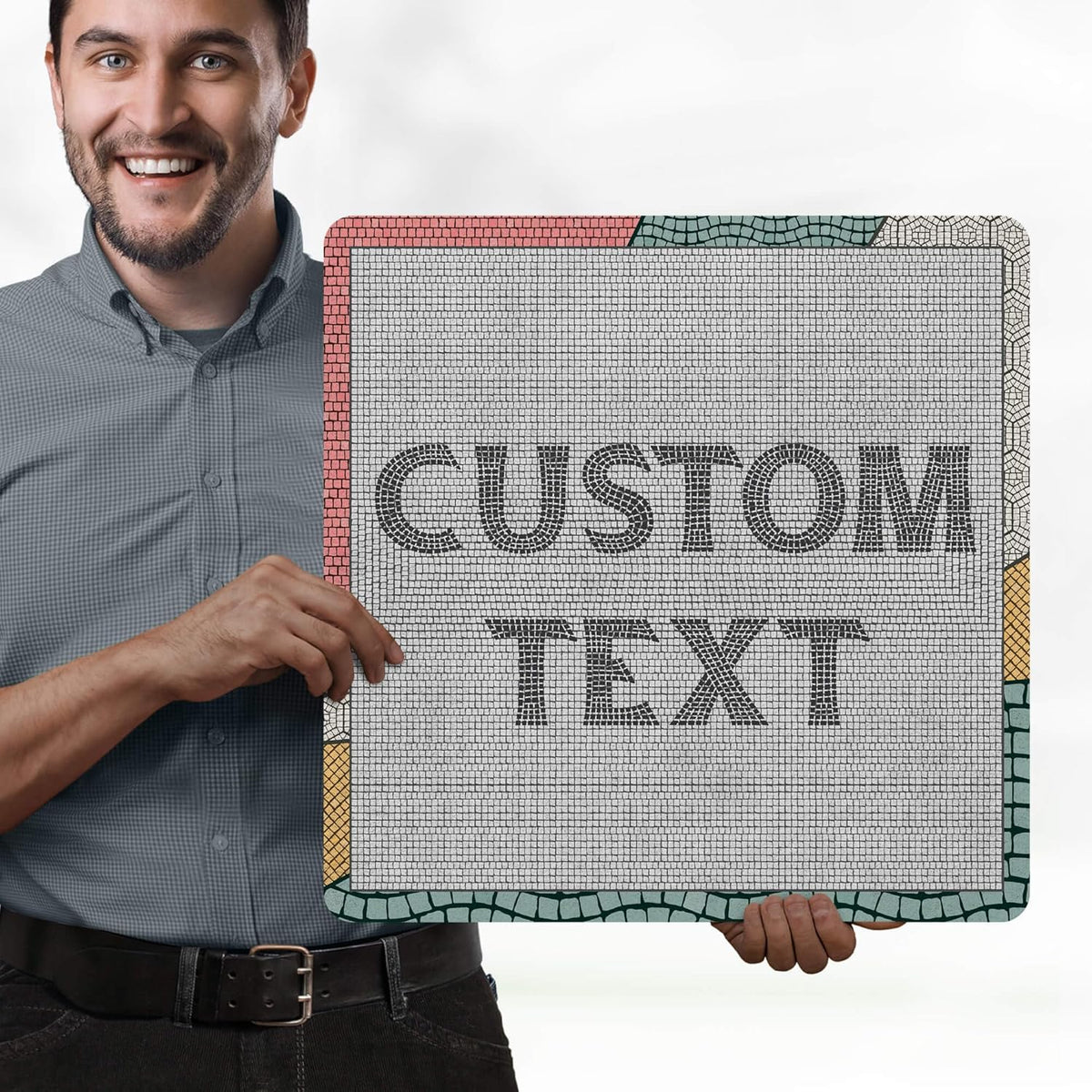 Custom Sign, Custom Street Sign, 11 Font Colors, 13 Font Styles, 4 Hole Options, 22 Sizes, 18x18
