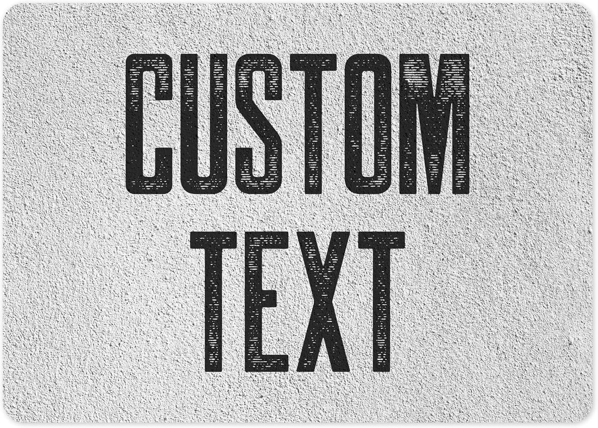 Custom Sign, Custom Street Sign, 11 Font Colors, 13 Font Styles, 4 Hole Options, 22 Sizes, 10x14