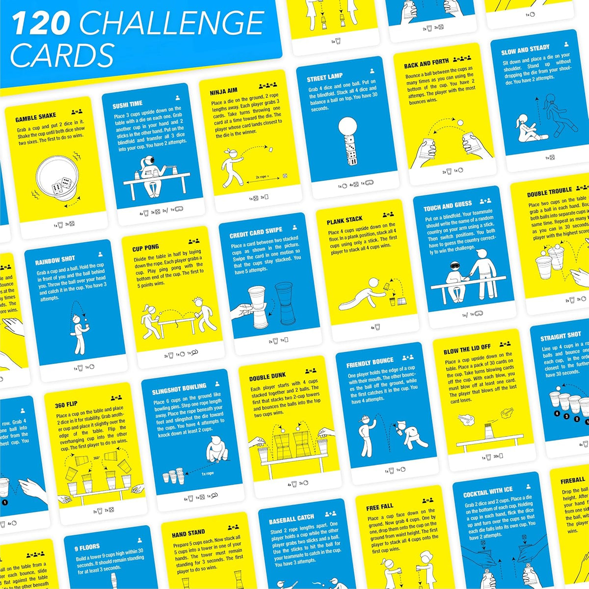 Super Skills - Action Game for Competitive People - Beat Your Friends at 120 Challenges - Fun Group