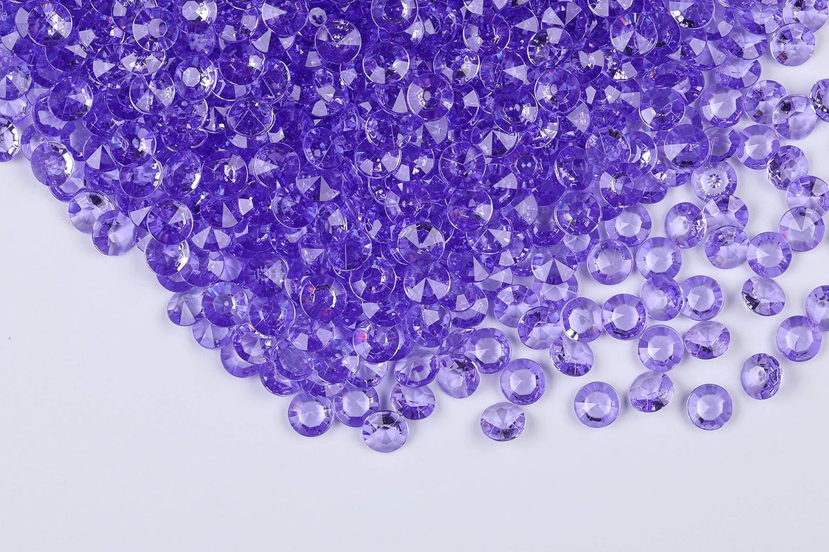 1000pcs/ Pack Wedding Table Acrylic Diamond Scatter Crystals Confetti Acrylic Gems Vase Fillers