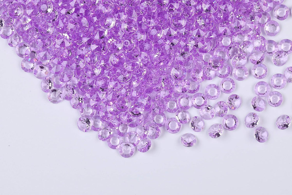 1000pcs/ Pack Wedding Table Acrylic Diamond Scatter Crystals Confetti Acrylic Gems Vase Fillers