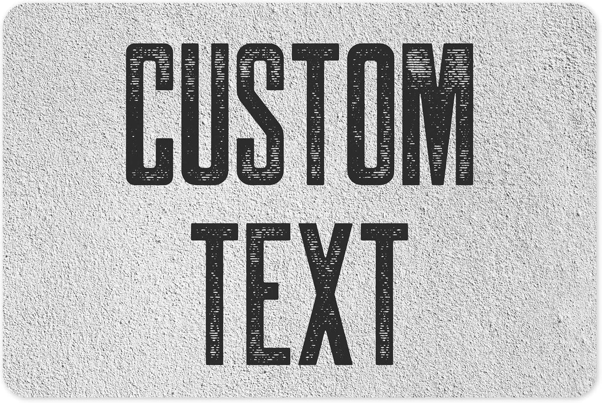Custom Sign, Custom Street Sign, 11 Font Colors, 13 Font Styles, 4 Hole Options, 22 Sizes, 12x18