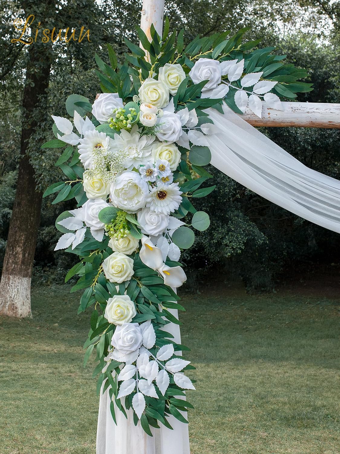 Wedding Arch Flowers, Artificial Flowers for Decoration, Large Flower Swag for Boho Styles Wedding