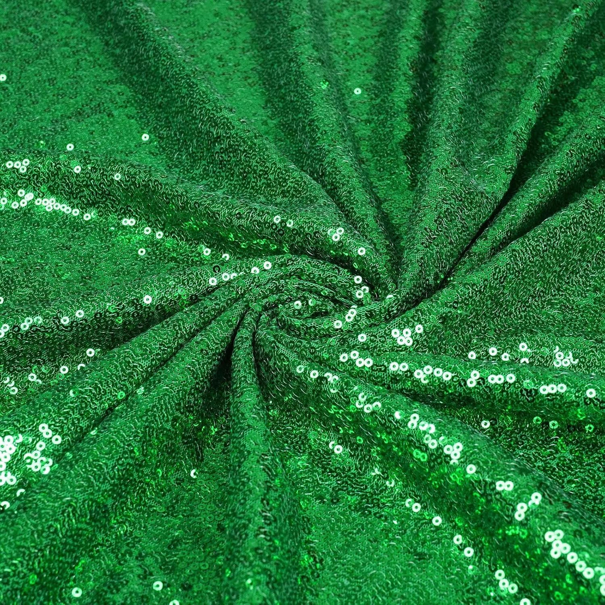 Eternal Beauty Sequin Backdrop Curtains, 2x8 Ft-2 Panels Green Back Drop for Shimmer Photography