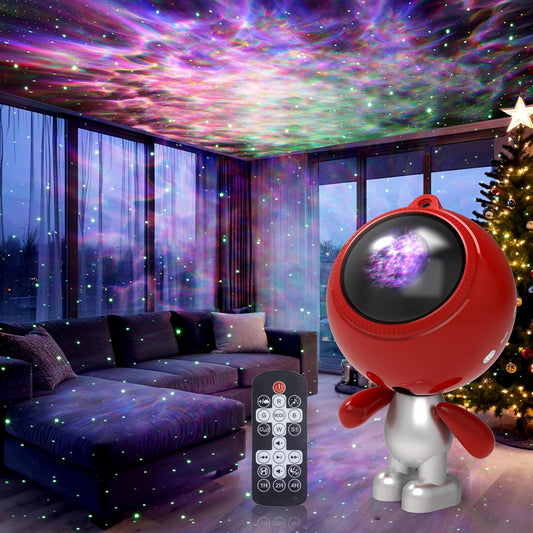 AIRIVO Astronaut Galaxy Projector, Star Projector for Bedroom, Robot Galaxy Projector Night Light