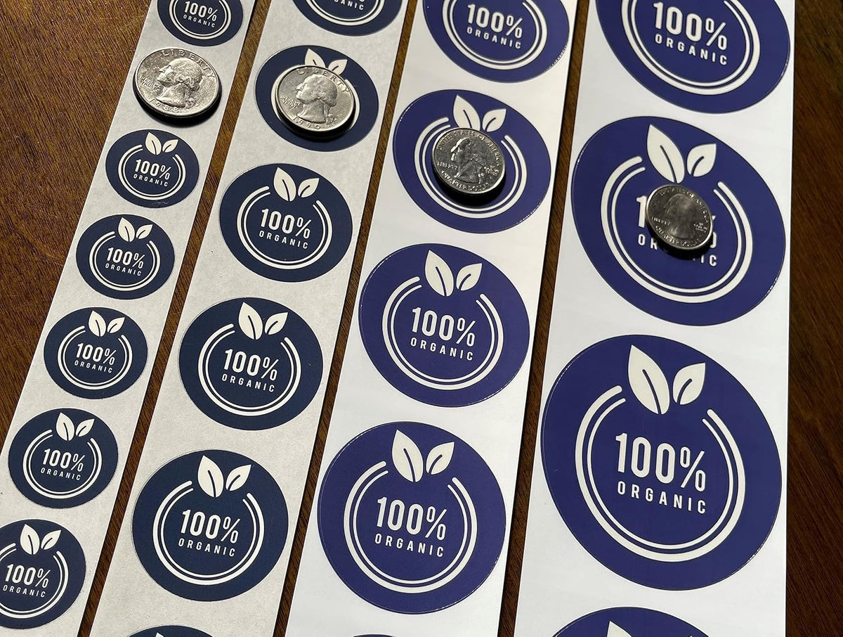 Custom Stickers Label Rolls, Build Your Own Stickers/Labels Any Design Premium Gloss BOPP Sticker