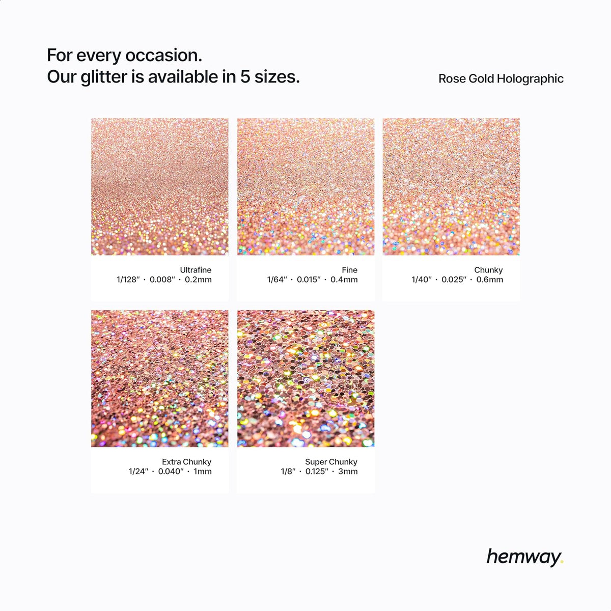 Hemway Eco Friendly Biodegradable Glitter 100g / 3.5oz Bio Cosmetic Safe Sparkle Vegan for Face