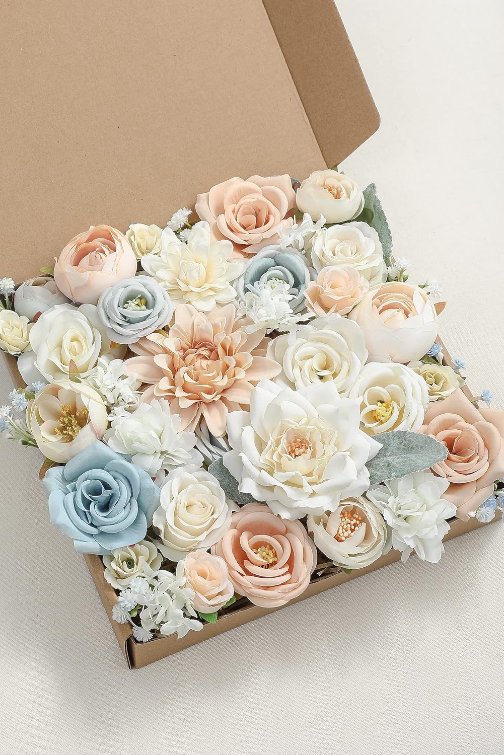 Serra Flora Artificial Flowers Box Set DIY Bouquets Centerpieces Faux Flowers Combo for Wedding