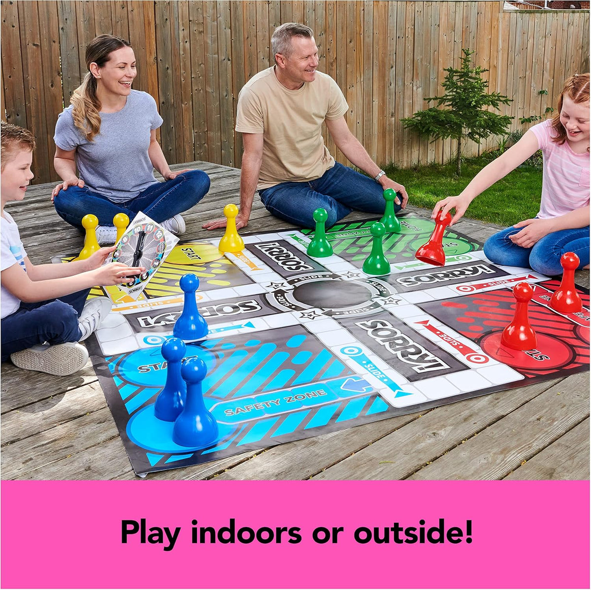 Giant SORRY! Classic Family Board Game Indoor Outdoor Retro Party Activity Summer Toy with