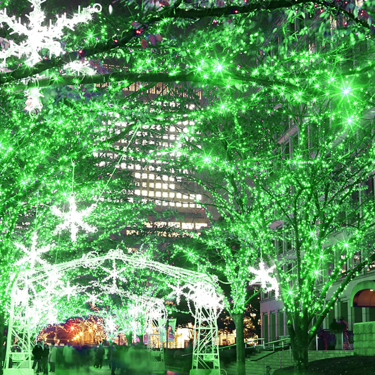 300 LED St Patricks Day Lights, 98.5FT Christmas String Lights with 8 Lighting Modes, Waterproof &