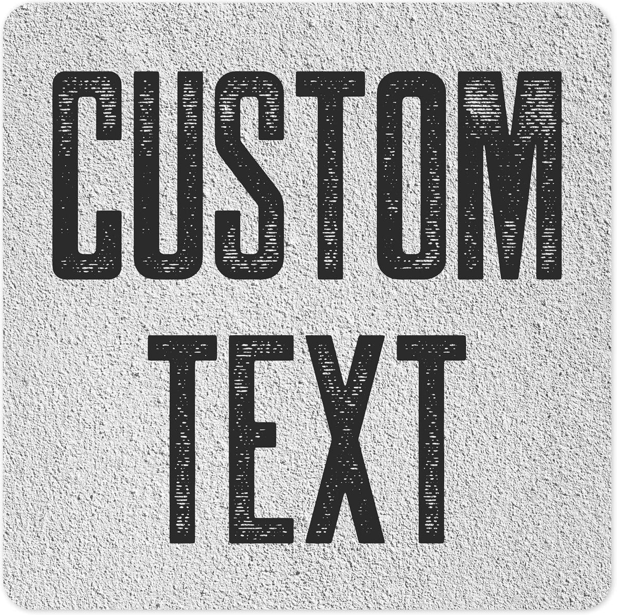 Custom Sign, Custom Street Sign, 11 Font Colors, 13 Font Styles, 4 Hole Options, 22 Sizes, 30x30