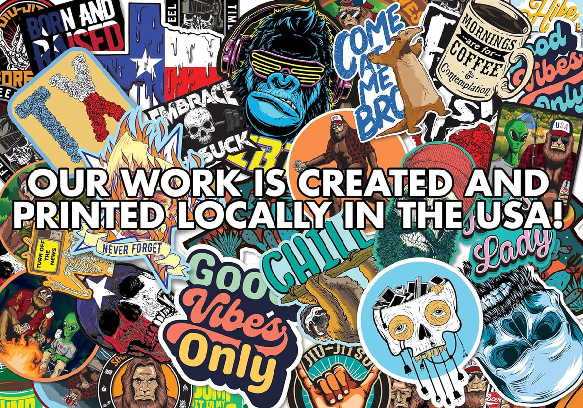 Large Custom Vinyl Decals – Full Color Personalized Sticker Decals Printing | Custom Business Logo