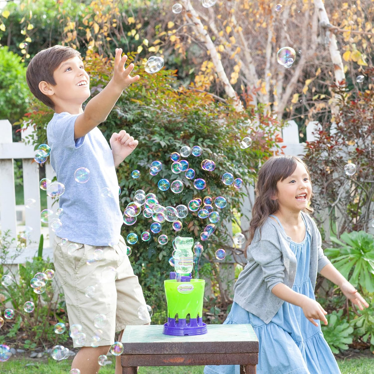 Gazillion Bubble Storm Bubble Making Machine - Portable Bubble Maker - Instant Bubble Creation