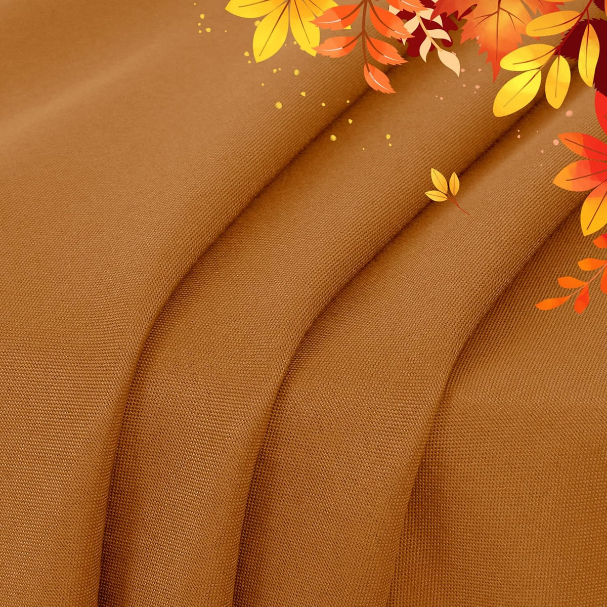 sancua 6 Pack Round Tablecloth 90 Inch, Stain and Wrinkle Resistant Fall Table Cloth - Washable